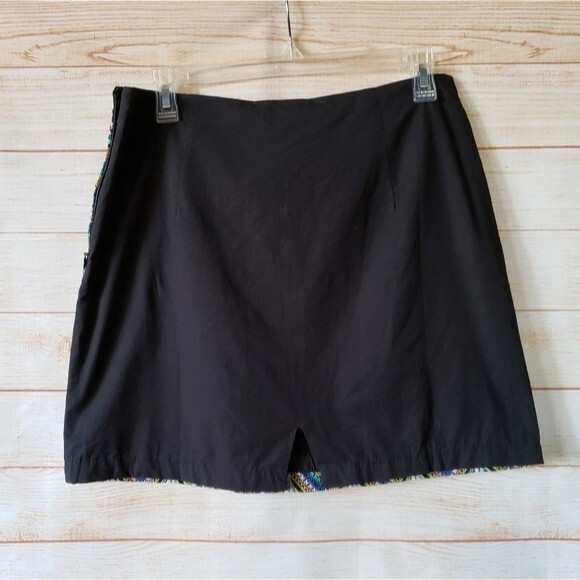 Anthropologie Ollari Deco Embroidered Beaded Cotton Mini Skirt - Picture 8 of 10